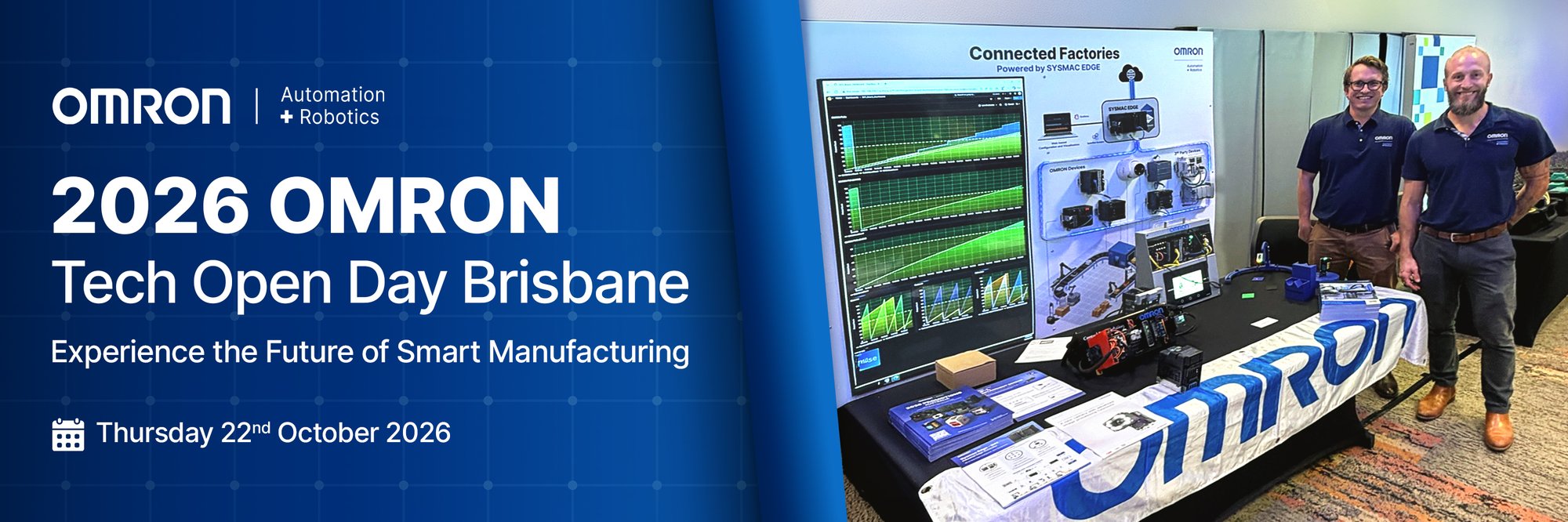 2026 OMRON Tech Open Day Brisbane Banner