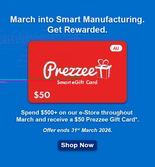 Spend $500+ on our eStore throughout March and receive a $50 Prezzee Gift Card.*